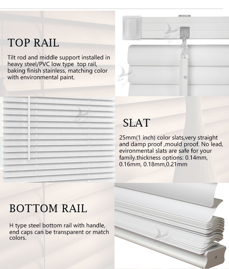 white pvc blinds